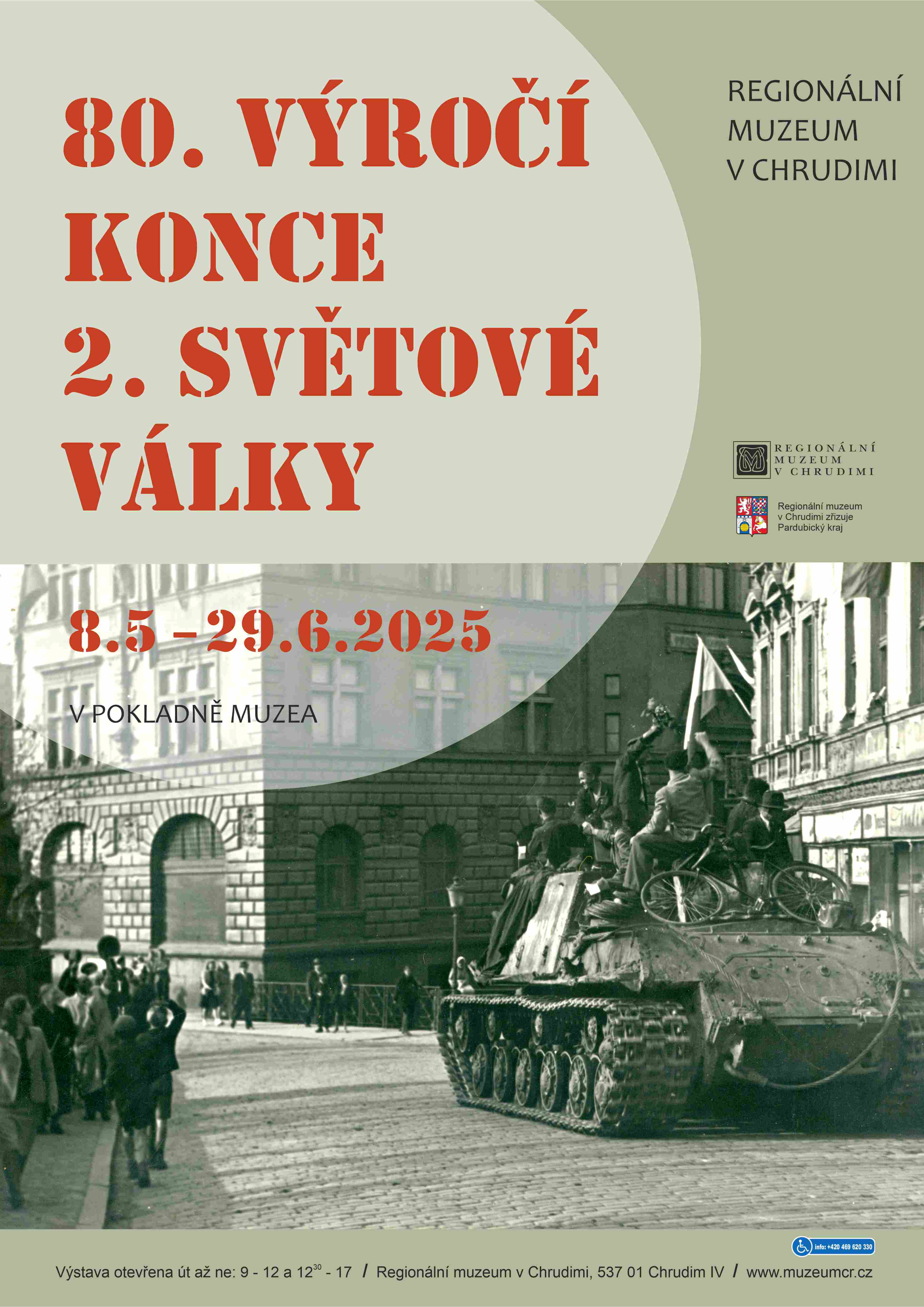 plakát 80 let od konce 2. sv. války mini